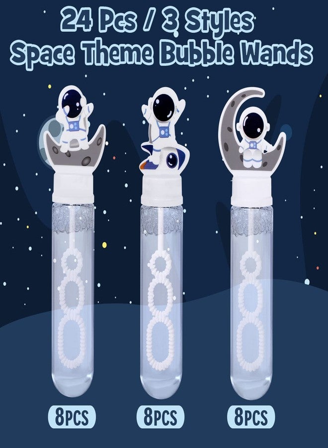 Winrayk 24 Large Astronaut Bubble Wands with Gift Box, Space Party Favors Kids Bubbles Bulk, Pinata Filler Goodie Bag Stuffer Carnival Prize Birthday Gift Summer Galaxy Outer Space Themed Party Favors - Image 3